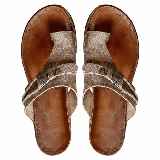 Details about Stylish Flat Synthetic Leather Made Heel Stylish Office Use Womens Sandle Details about Stylish Flat Synthetic Leather Made Heel Stylish Office Use Womens Sandle